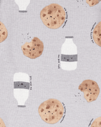 Conjunto tres piezas pantalón y dos bodies diseño galletitas - Carter's