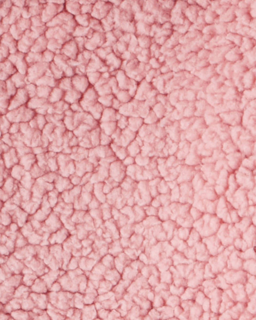 Conjunto tres piezas sudadera de borreguito con oso, body y leggings rosa - Carter's