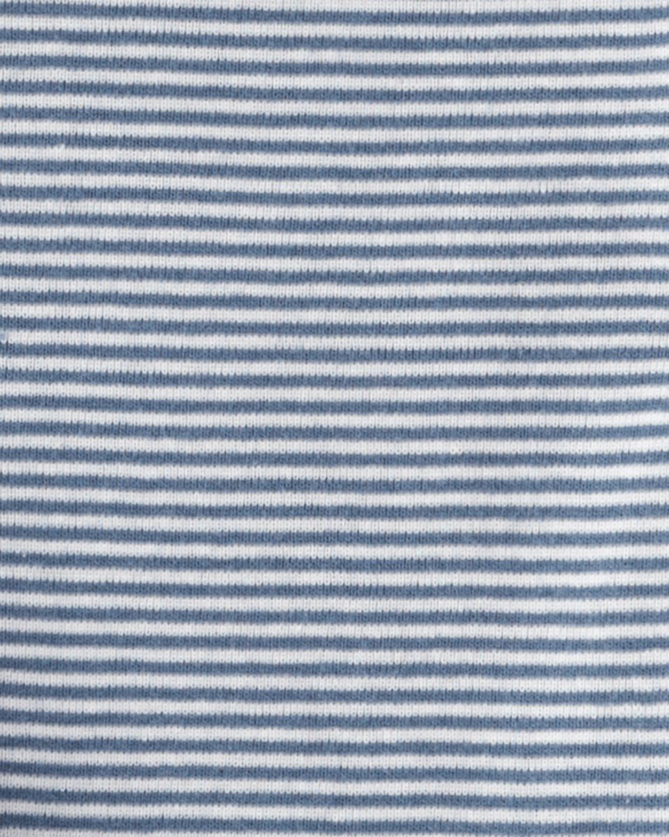 Conjunto tres piezas sudadera de borreguito con oso, body y pantalón azul - Carter's