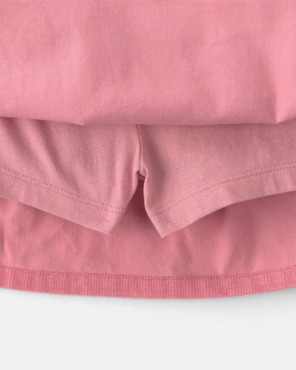Falda pantalón de pana evasé con lazo, rosa - Carter's