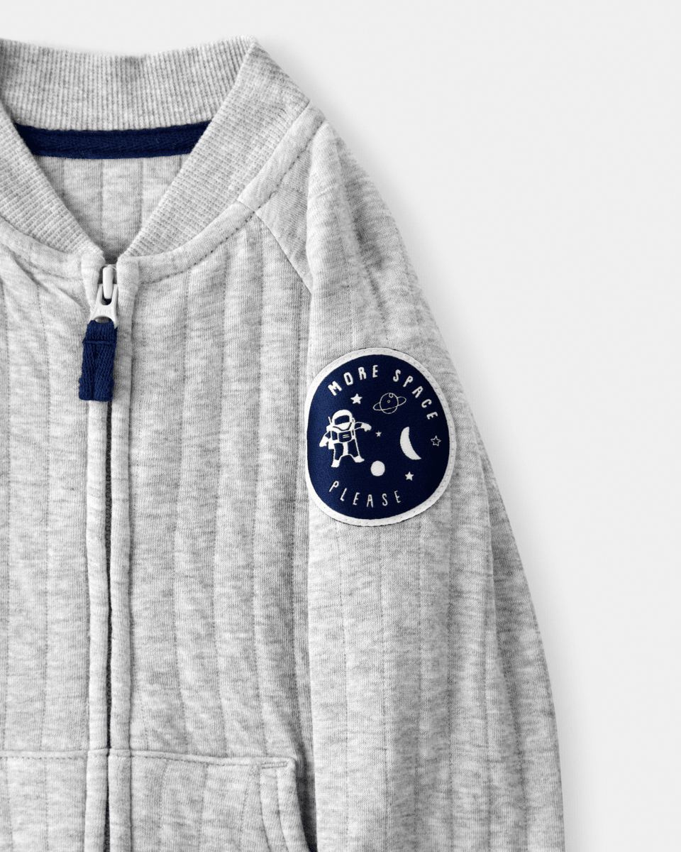 Mono acolchado con cremallera y bolsillos frontales - Carter's