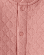 Mono acolchado rosa de manga larga - Carter's