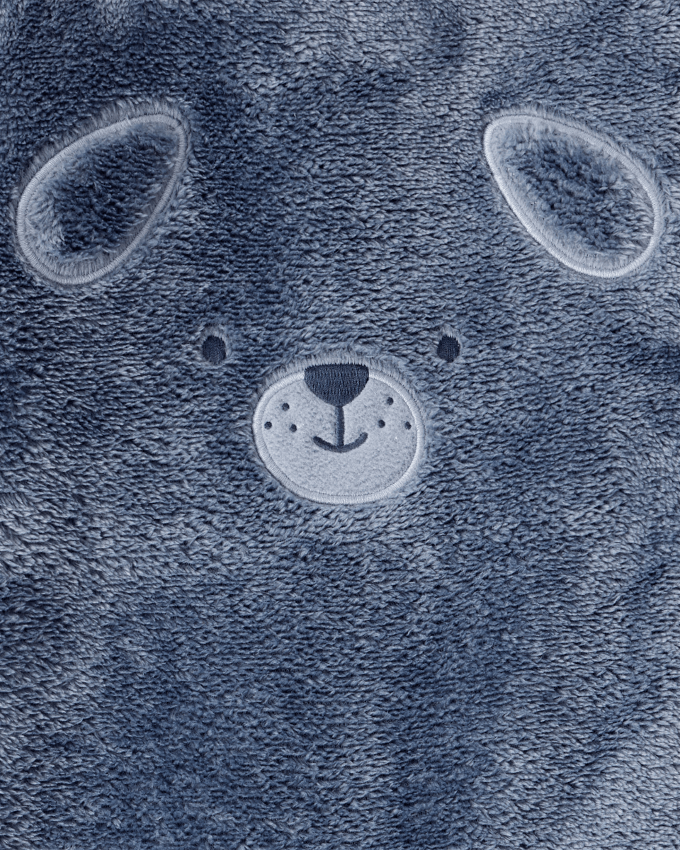 Mono de felpa con perro y manga larga azul - Carter's