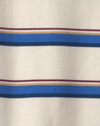 Mono de manga larga de rizo de algodón, rayas azul y crema - Carter's