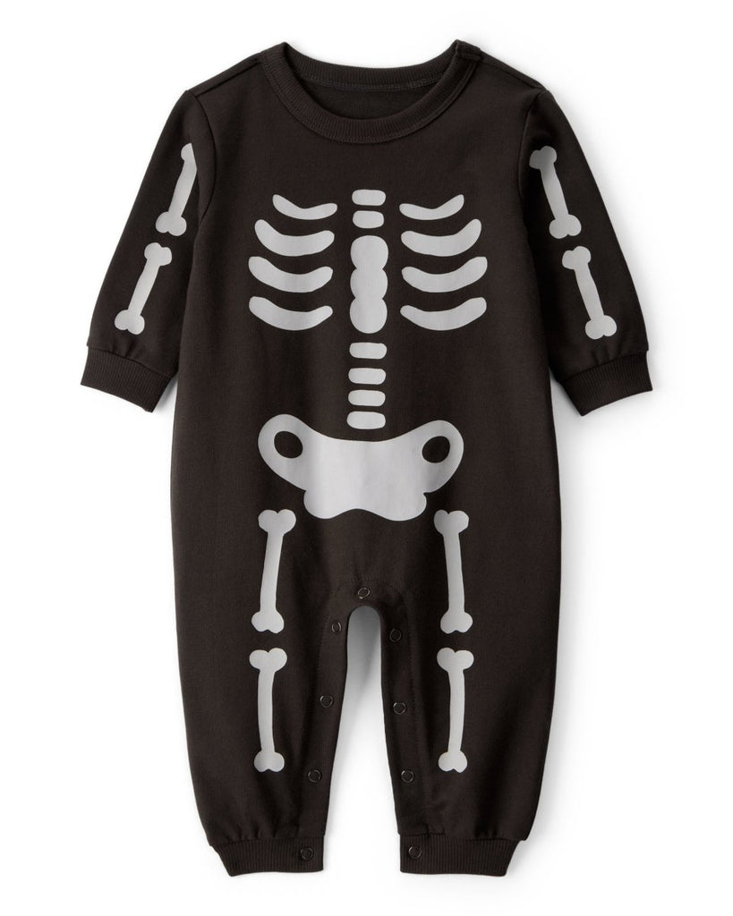 Mono negro esqueleto para bebé unisex - Carter's