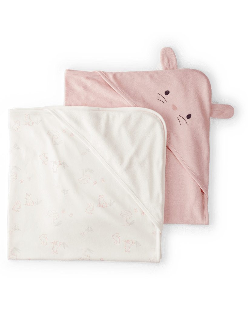 Pack 2 con diseño rosa conejita - Carter's