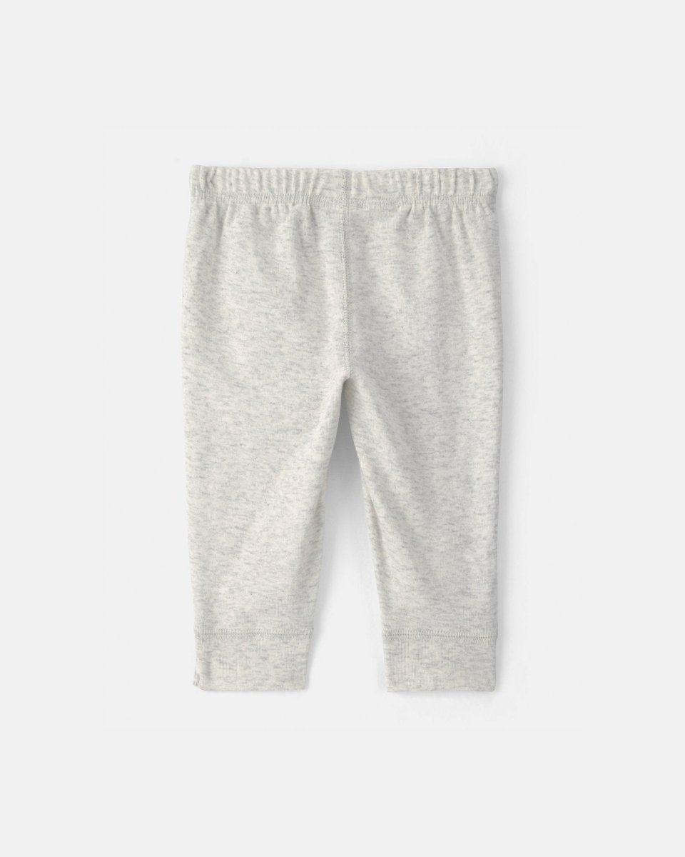 Pack 2 pantalones básicos para bebé, marfil y gris - Carter's