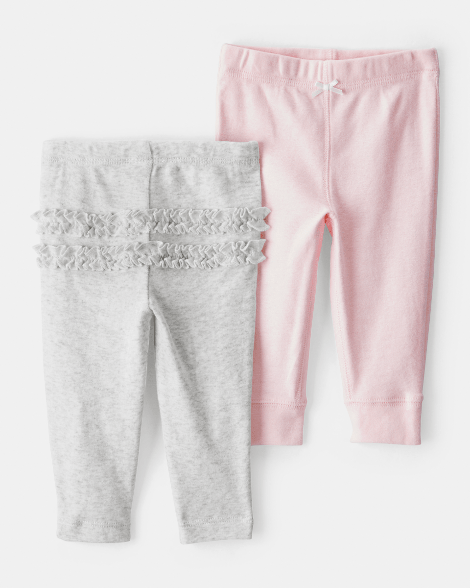 Pack 2 pantalones de algodón, distintos diseños - Carter's