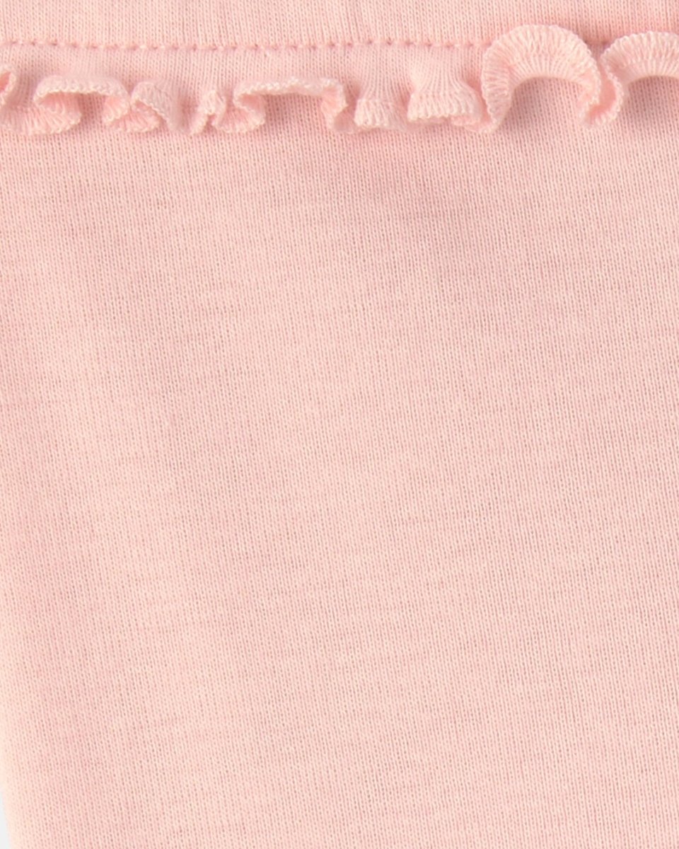 Pack 2 pantalones de canalé con volantes, rosa - Carter's