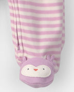 Pack 2 pijamas de polar con cremallera, pájaros en rosa - Carter's