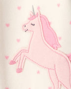 Pack 2 pijamas de polar con cremallera, unicornios - Carter's