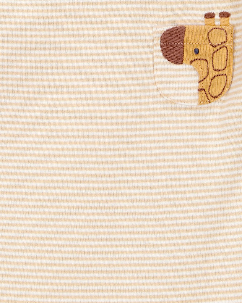 Pack 3 bodies diseño animal con bolsillo - Carter's