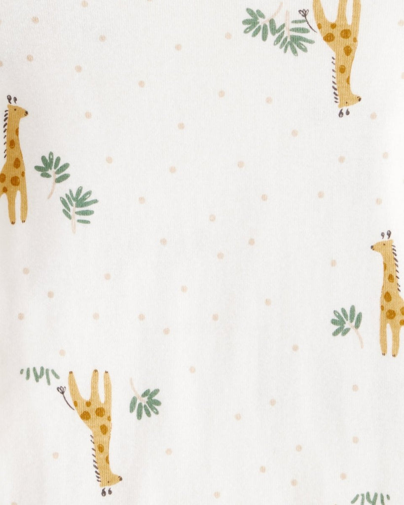 Pack 4 bodies de manga larga con estampado de cara de elefante para bebé unisex - Carter's