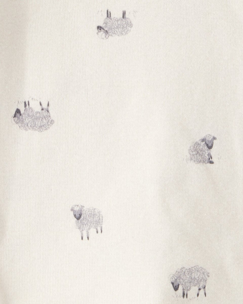 Pack 4 bodies de manga larga con estampados de ovejas y lazos para bebé niña - Carter's
