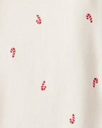 Pack 4 bodies de manga larga con estampados florales, leopardo y bastones de caramelo para bebé niña - Carter's