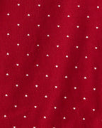 Pack 4 bodies de manga larga con estampados florales, leopardo y bastones de caramelo para bebé niña - Carter's