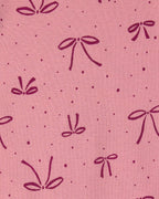 Pack 5 bodies de manga corta, ositos en morado y rosa - Carter's