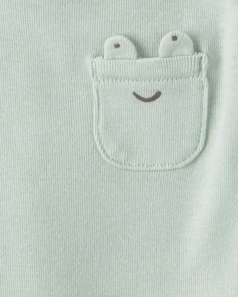 Pack 5 bodies de manga corta, oso, león y rana - Carter's