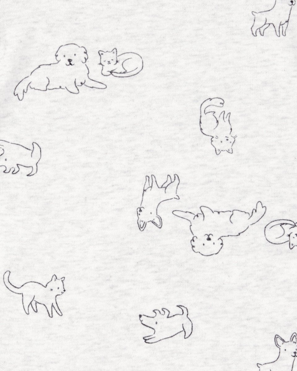 Pack cinco bodies algodón diseño perro - Carter´s