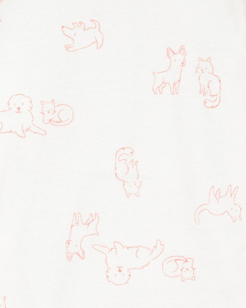 Pack cinco bodies algodón diseño perro - Carter´s