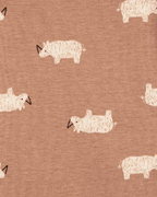 Pack cinco bodies de algodón, diseño safari - Carter's