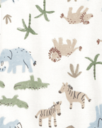 Pack cinco bodies de algodón, diseño safari - Carter's