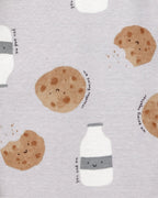 Pack cinco bodies de algodón, estampados de galletas y nubes - Carter's