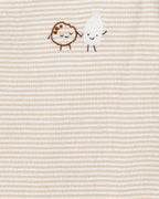 Pack cinco bodies de algodón, estampados de galletas y nubes - Carter's
