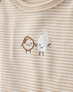 Pack cinco bodies de algodón, estampados de galletas y nubes - Carter's