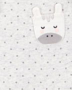 Pack cinco bodies manga corta y bolsillo de animales - Carter's