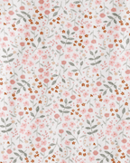 Pack cinco piezas body manga corta con tren y flores - Carter's