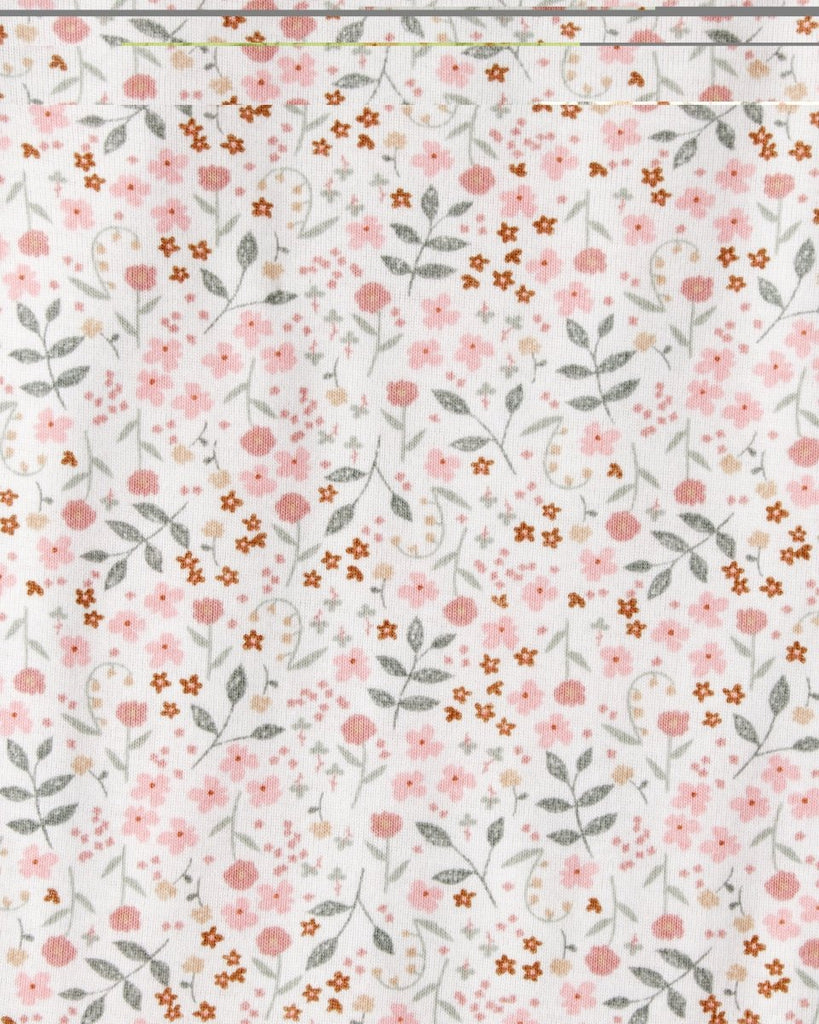 Pack cinco piezas body manga corta con tren y flores - Carter's