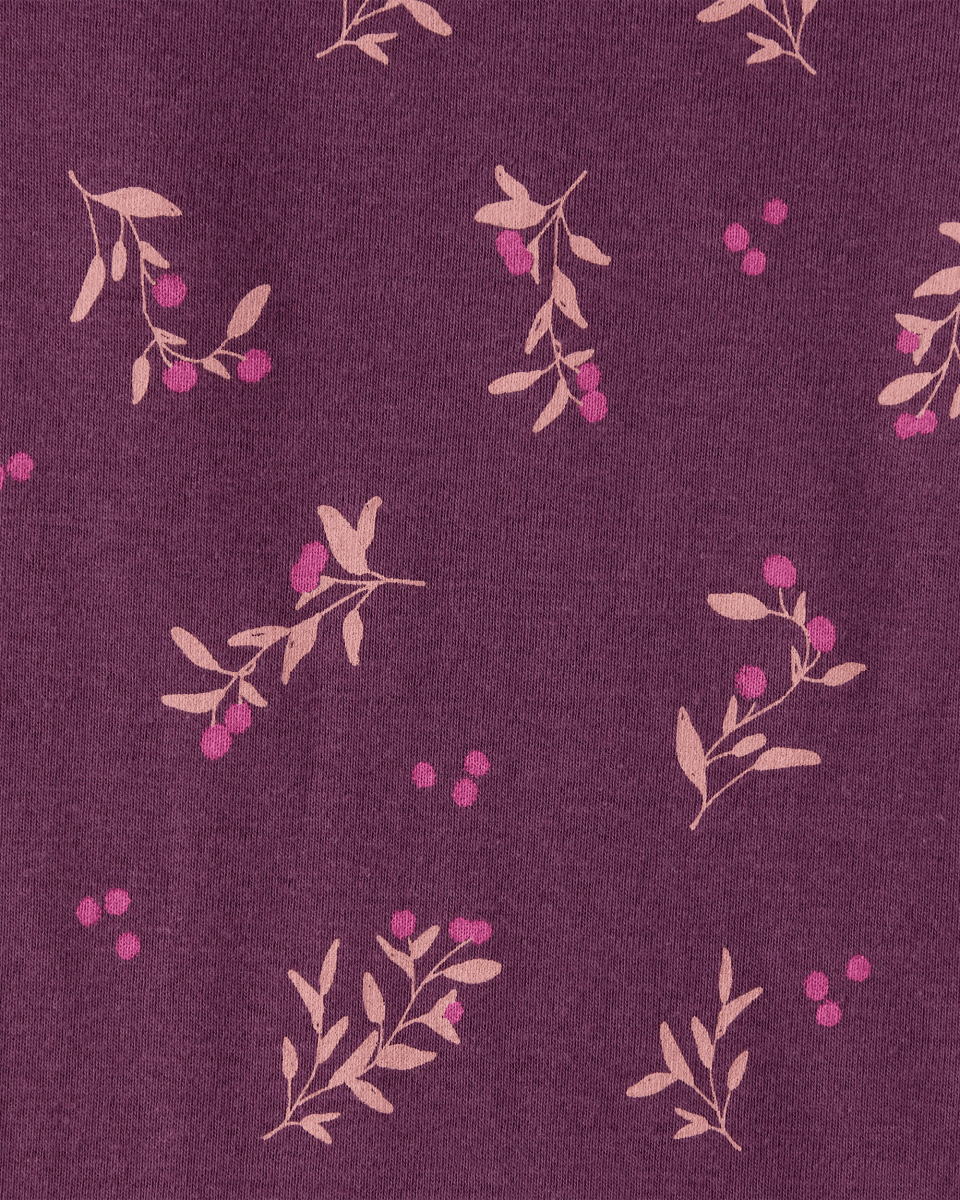 Pack cinco piezas body manga corta floral y oso - Carter's