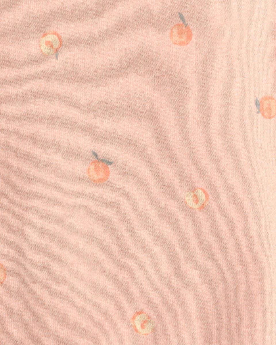 Pack cuatro bodies de algodón, estampados floral y de frutas - Carter's