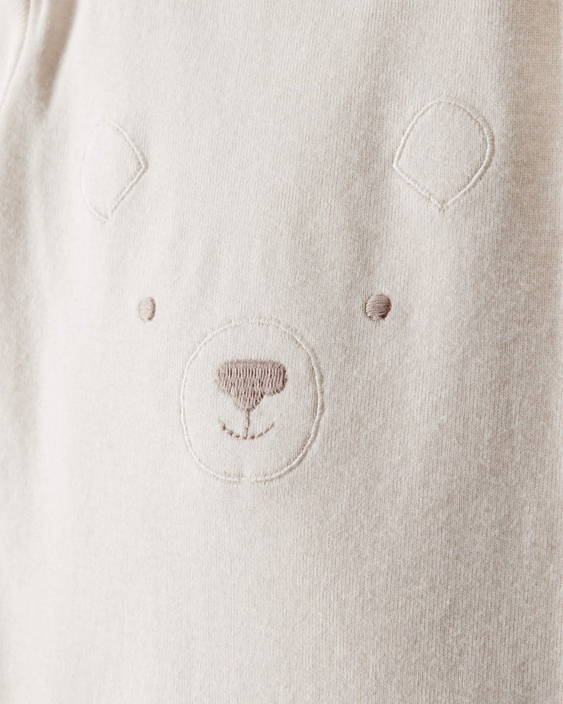 Pack cuatro piezas body manga larga con diseño de oso malva - Carter's