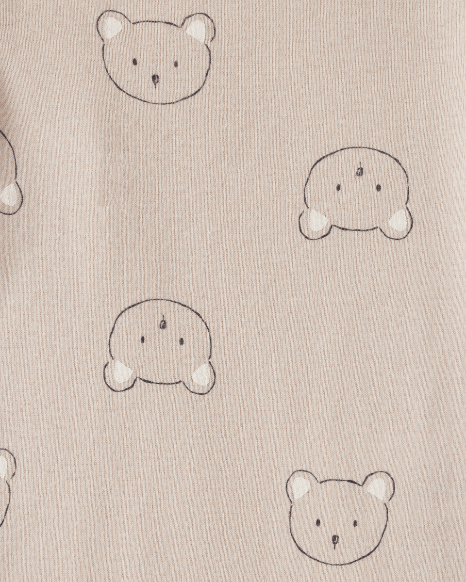 Pack cuatro piezas body manga larga con diseño de oso - Carter's