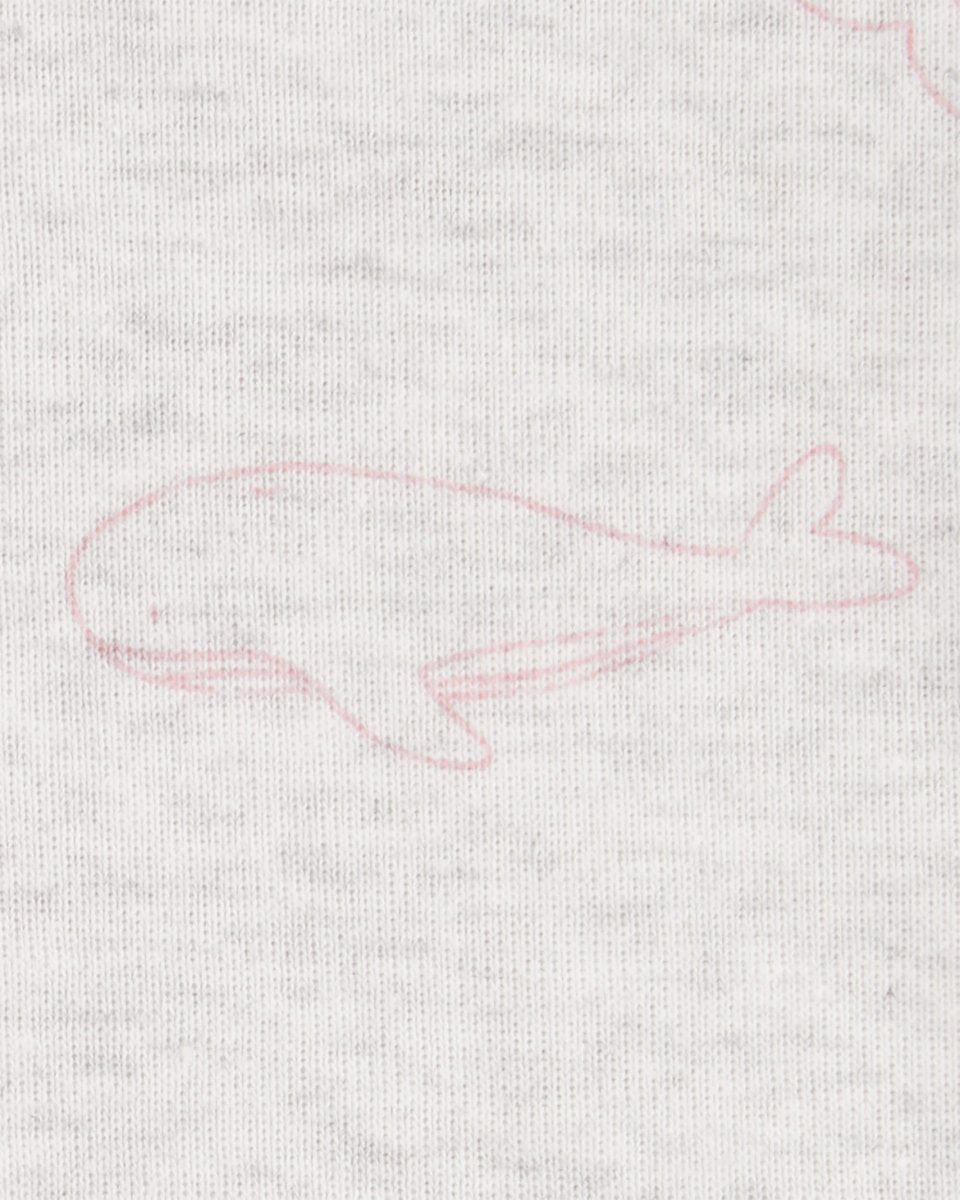 Pack de cinco bodies de manga corta con estampado de caballitos de mar - Carter´s España