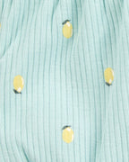 Pack de dos pantalones cortos de algodón con cintura elástica con estampado de limón - Carter´s España