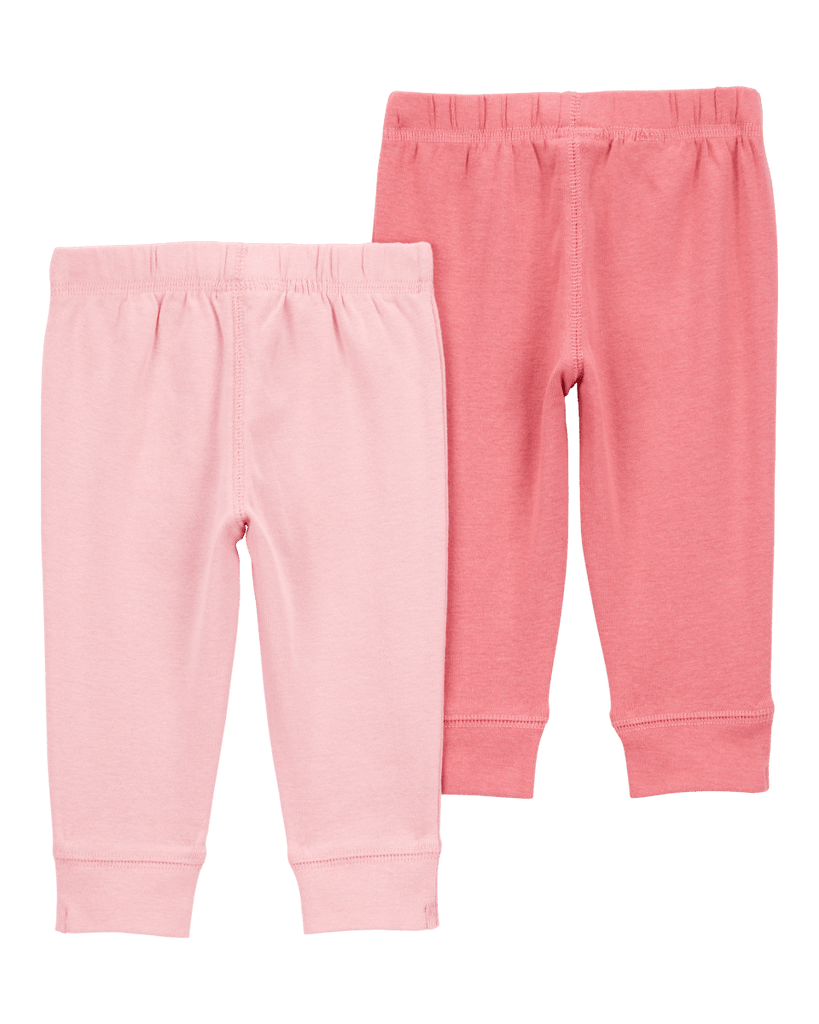 Pack dos pantalones algodón rosados - Carter´s