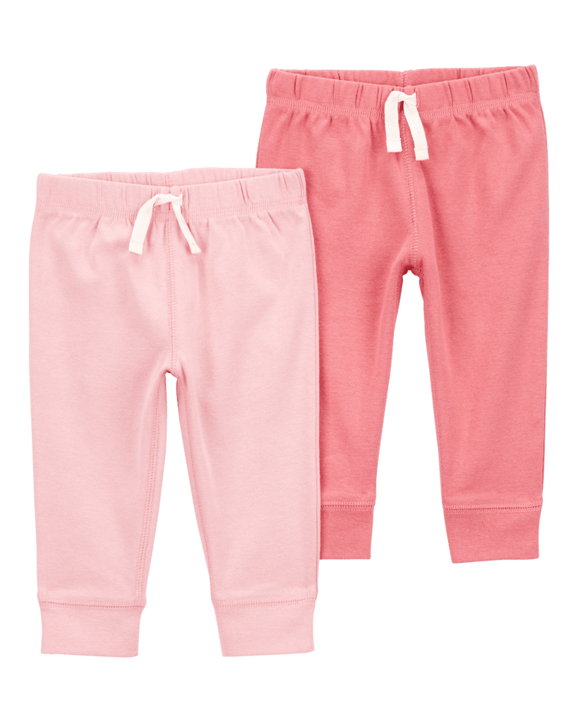 Pack dos pantalones algodón rosados - Carter´s