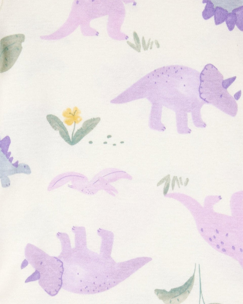 Pack seis bodies largos algodón diseño animales - Carter´s