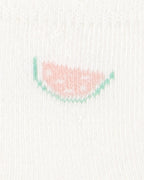Pack seis pares de calcetines de rizo con estampado de frutas - Carter's