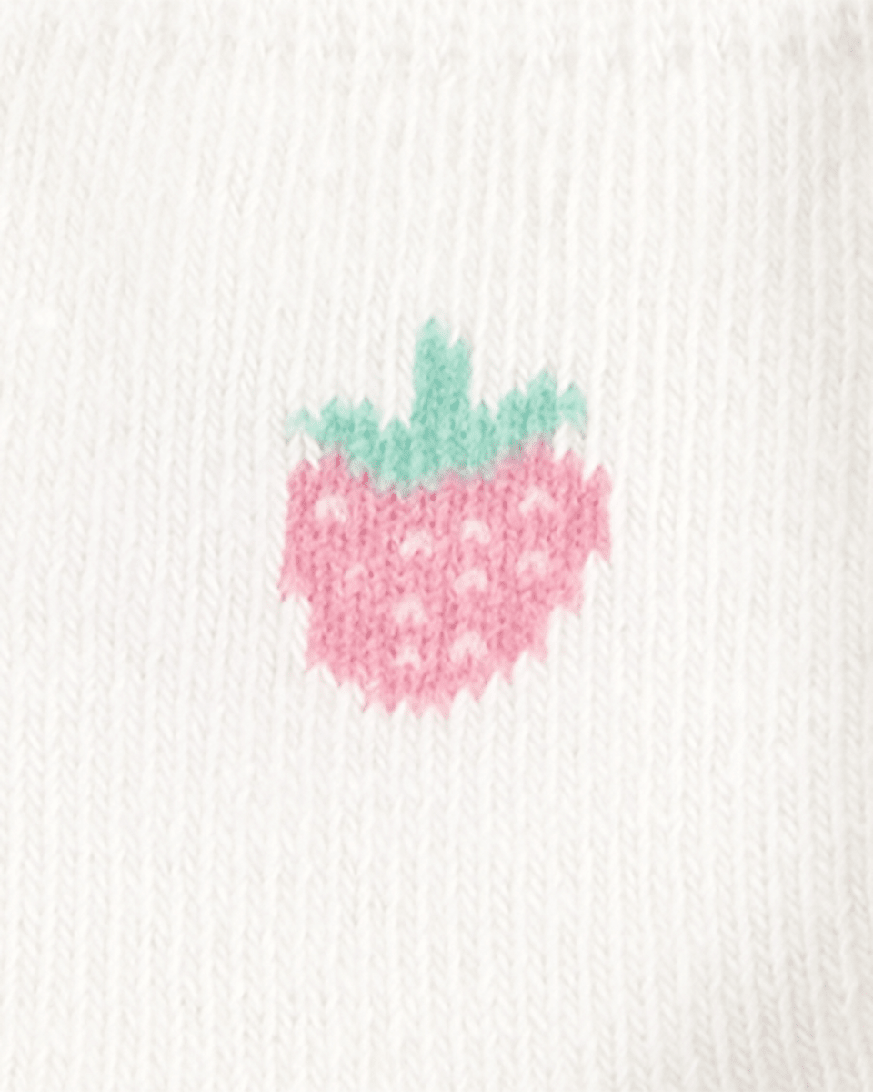 Pack seis pares de calcetines de rizo con estampado de frutas - Carter's