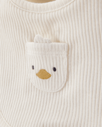 Pack tres baberos algodón diseño aves - Carter's