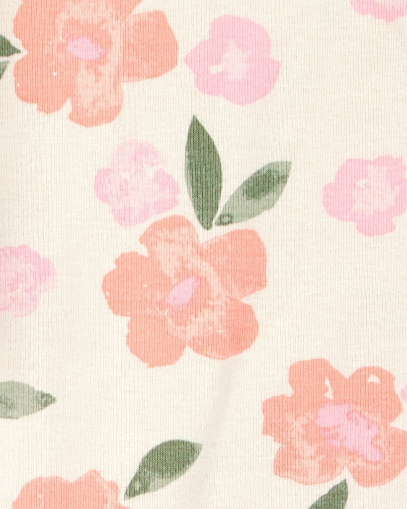 Pack tres bodies algodón diseño floral - Carter´s
