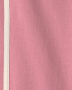 Pantalón ancho de rizo francés con lazo, rosa - Carter's