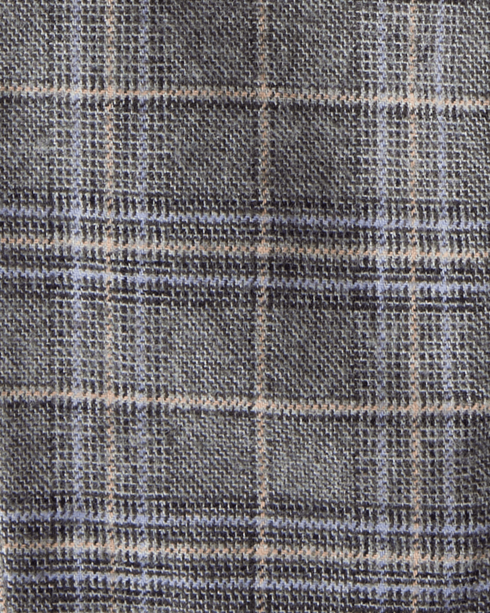 Pantalón con tirantes de cuadros grises - Carter's