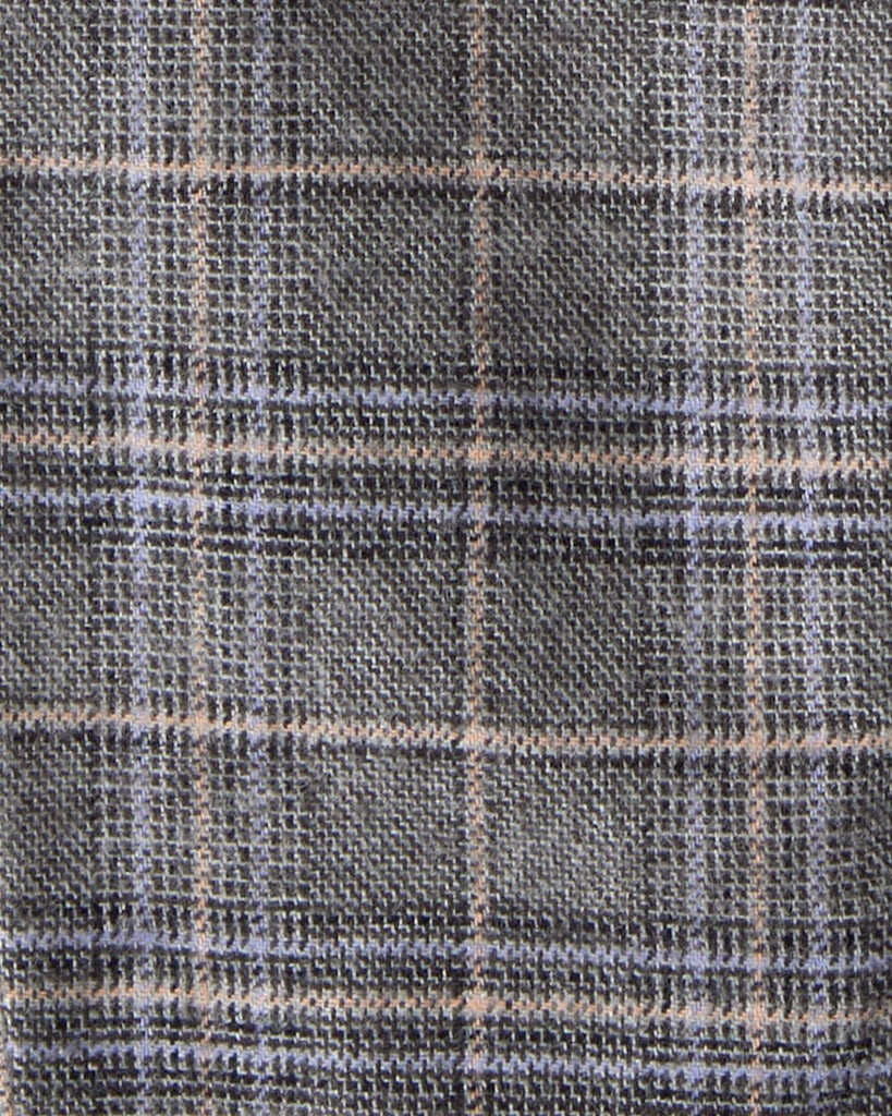 Pantalón con tirantes de cuadros grises - Carter's