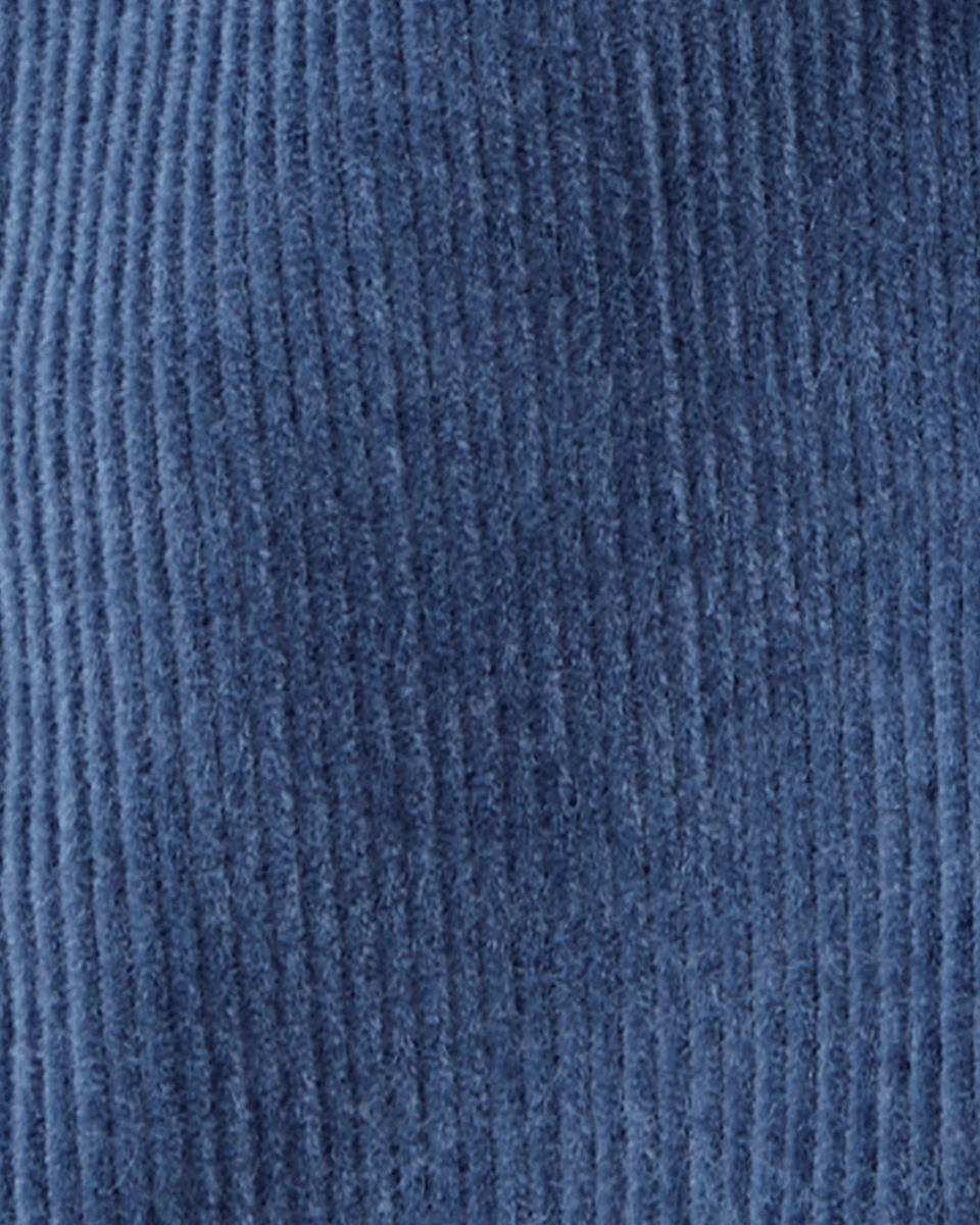 Pantalón de pana azul recto en algodón con cintura elástica - Carter's