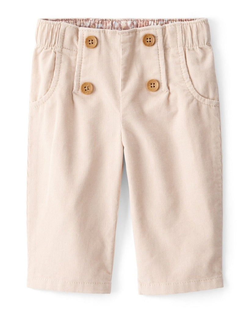 Pantalón de pana marrón para bebé niña - Carter's